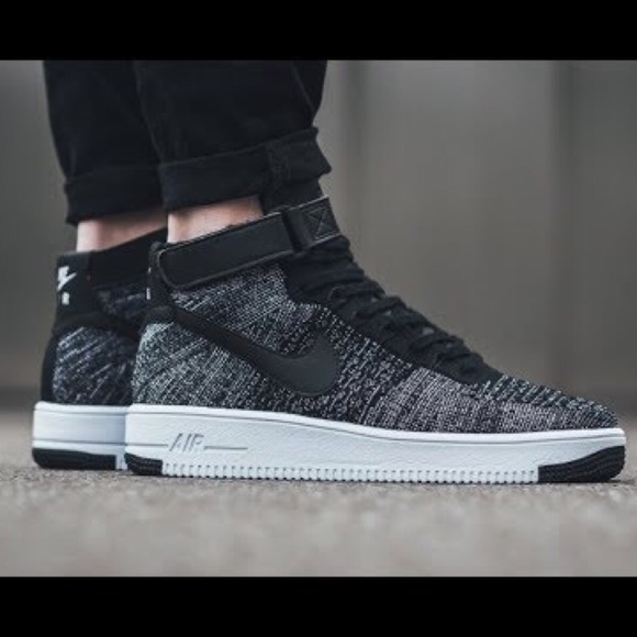 air force flyknit oreo